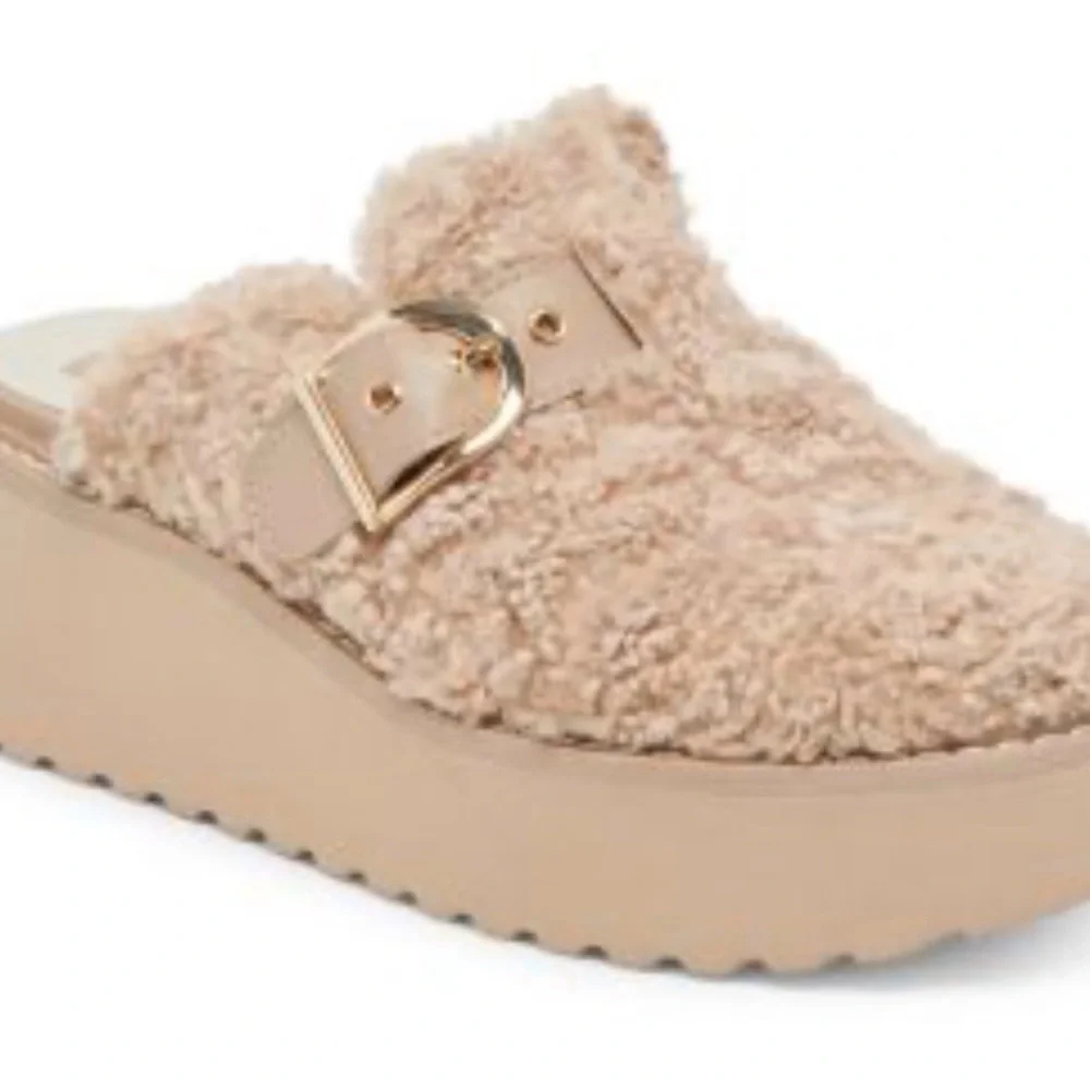 DOLCE VITA women's lelani plush in natural 8.5 - Picture 2 of 5